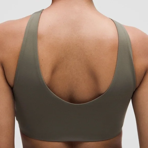 Lululemon NWT  Army Green Sports Bra - Picture 3 of 4